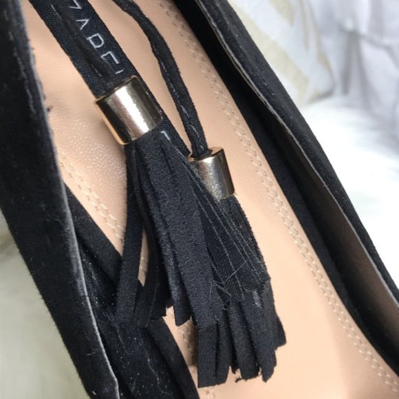 Shoes | 75 Fetish Sexy Izabella Rue Black Stiletto Suede  7.5 Fetish, Sexy Izabella Rue Black stiletto suede pumps, 6 inch heels